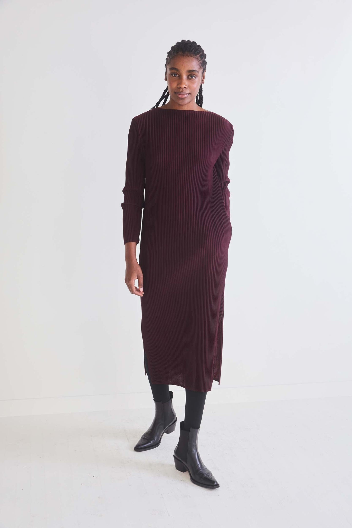 Gallery Plissé Pleated Dress