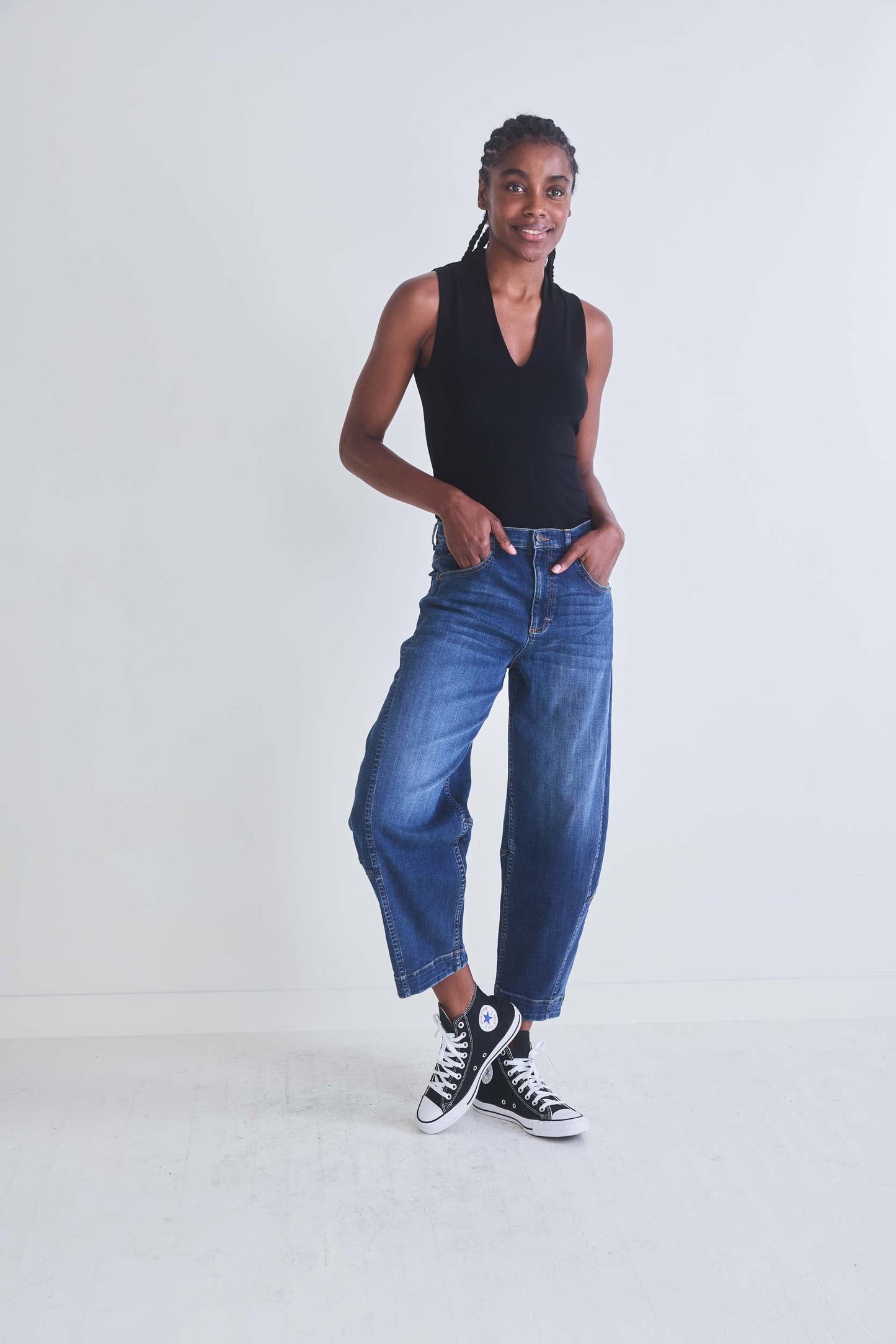 The Petite Ultimate Barrel Leg Jeans 2.0