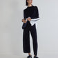 Light Knit Colorblock Sweater