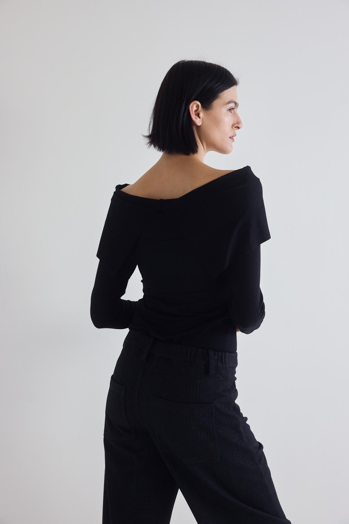 Iconic Off The Shoulder Long Sleeve Top