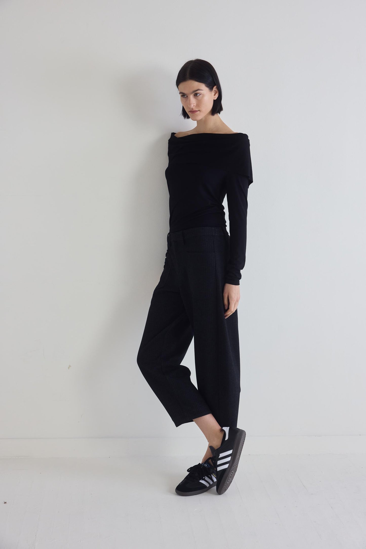 Iconic Off The Shoulder Long Sleeve Top