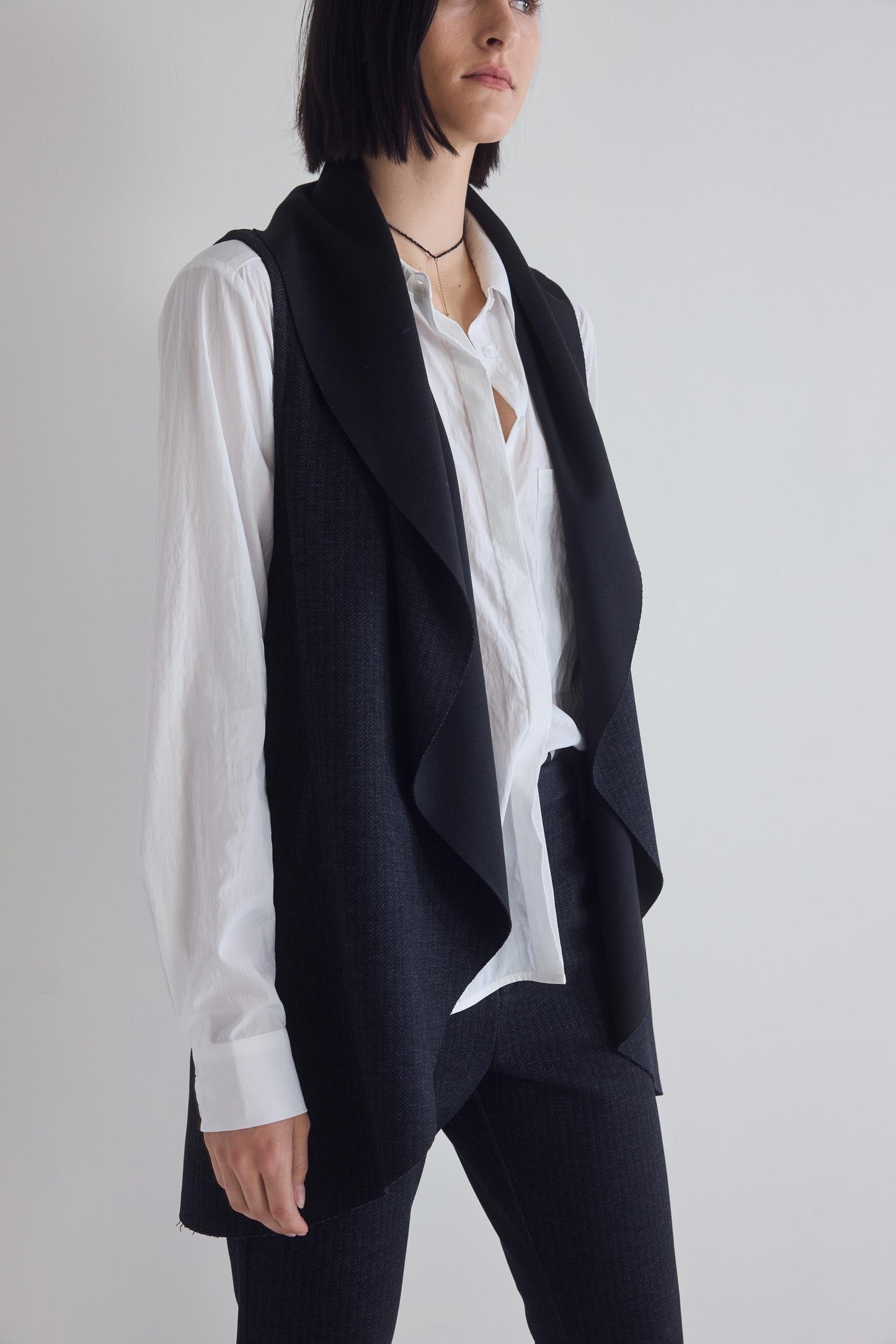The Ponti Drape Vest