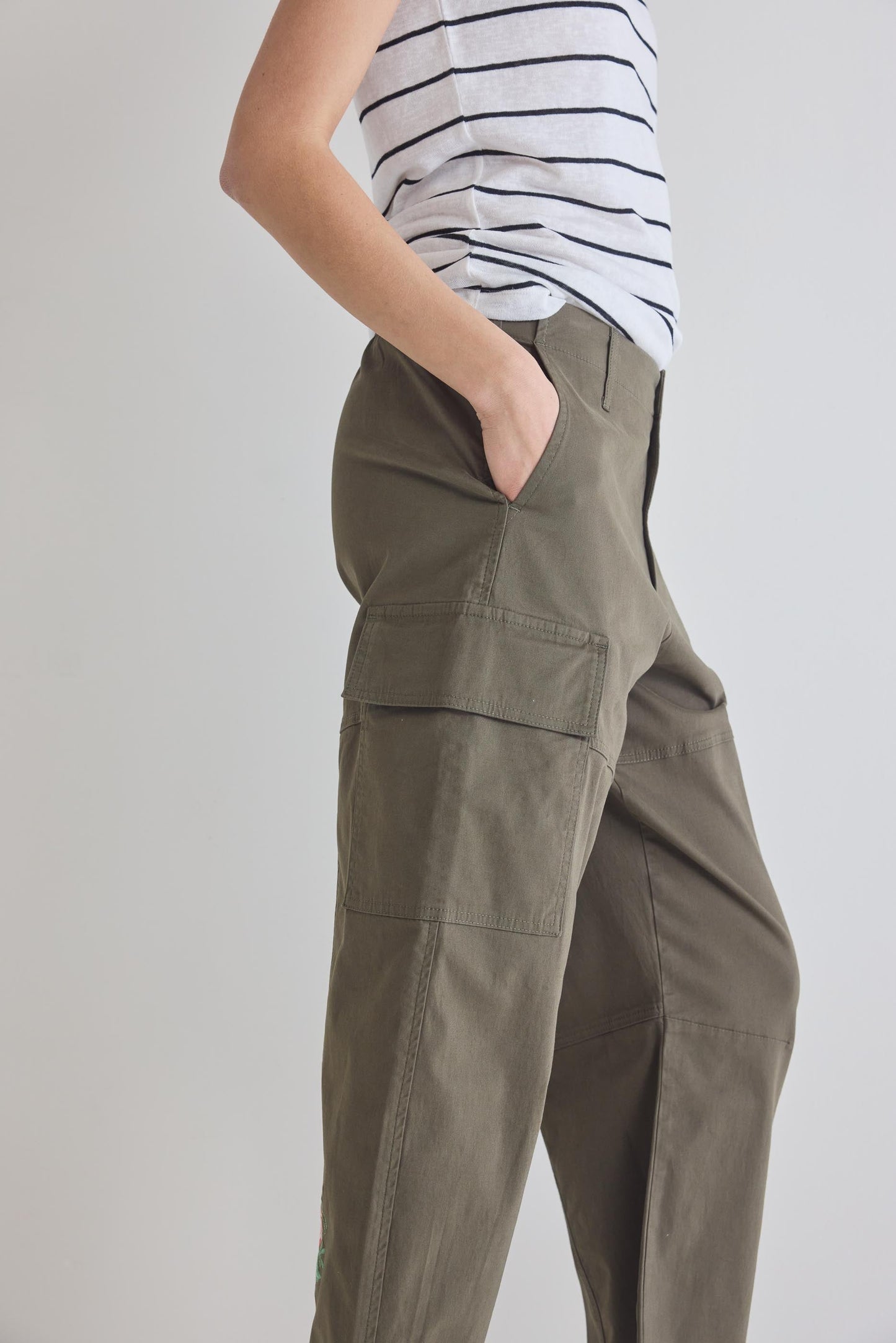 Coming Up Roses New Age Twill Utility Pants