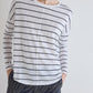 Between The Lines Long Sleeve Lounge Top