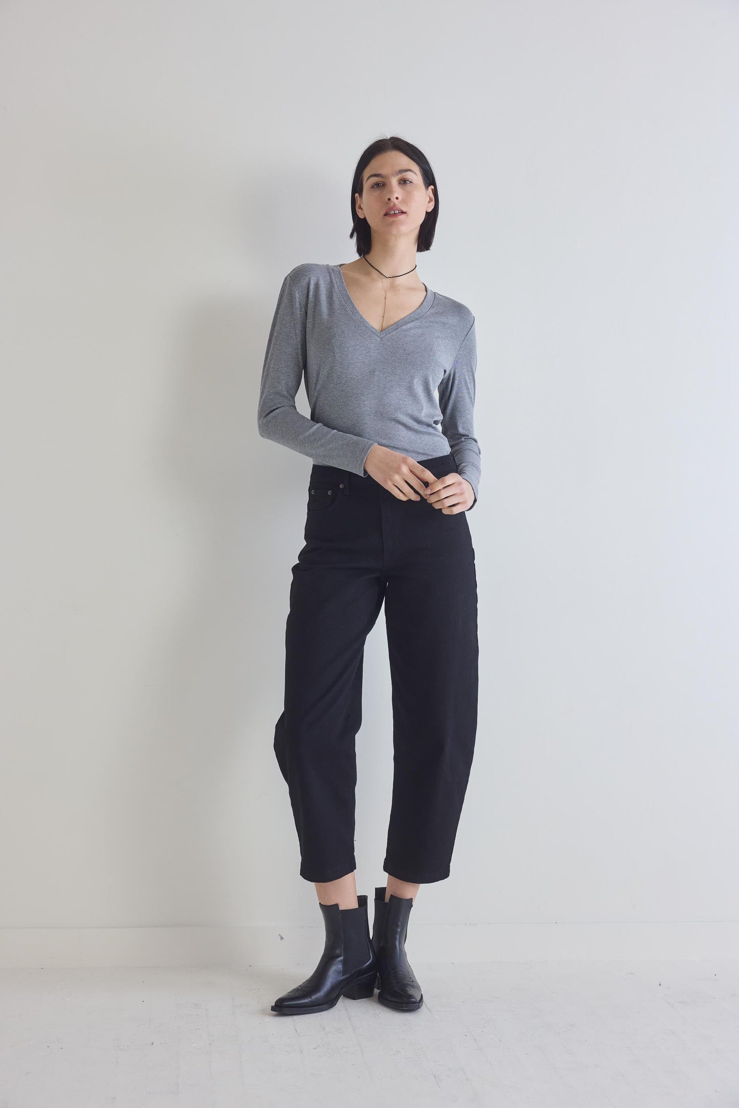 The Classic Barrel Leg Jeans