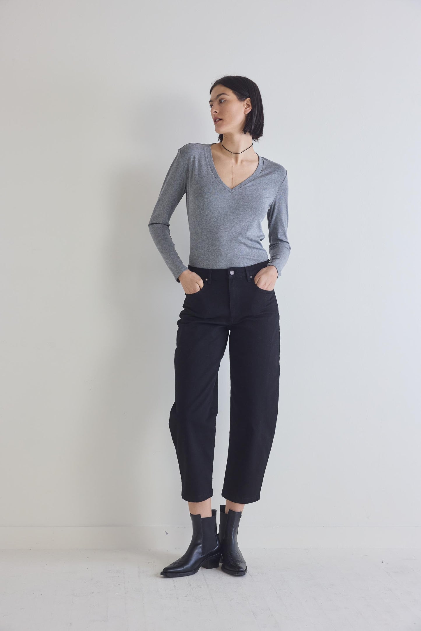 The Classic Barrel Leg Jeans