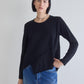 Inner Glow Asymmetric Long Sleeve Top