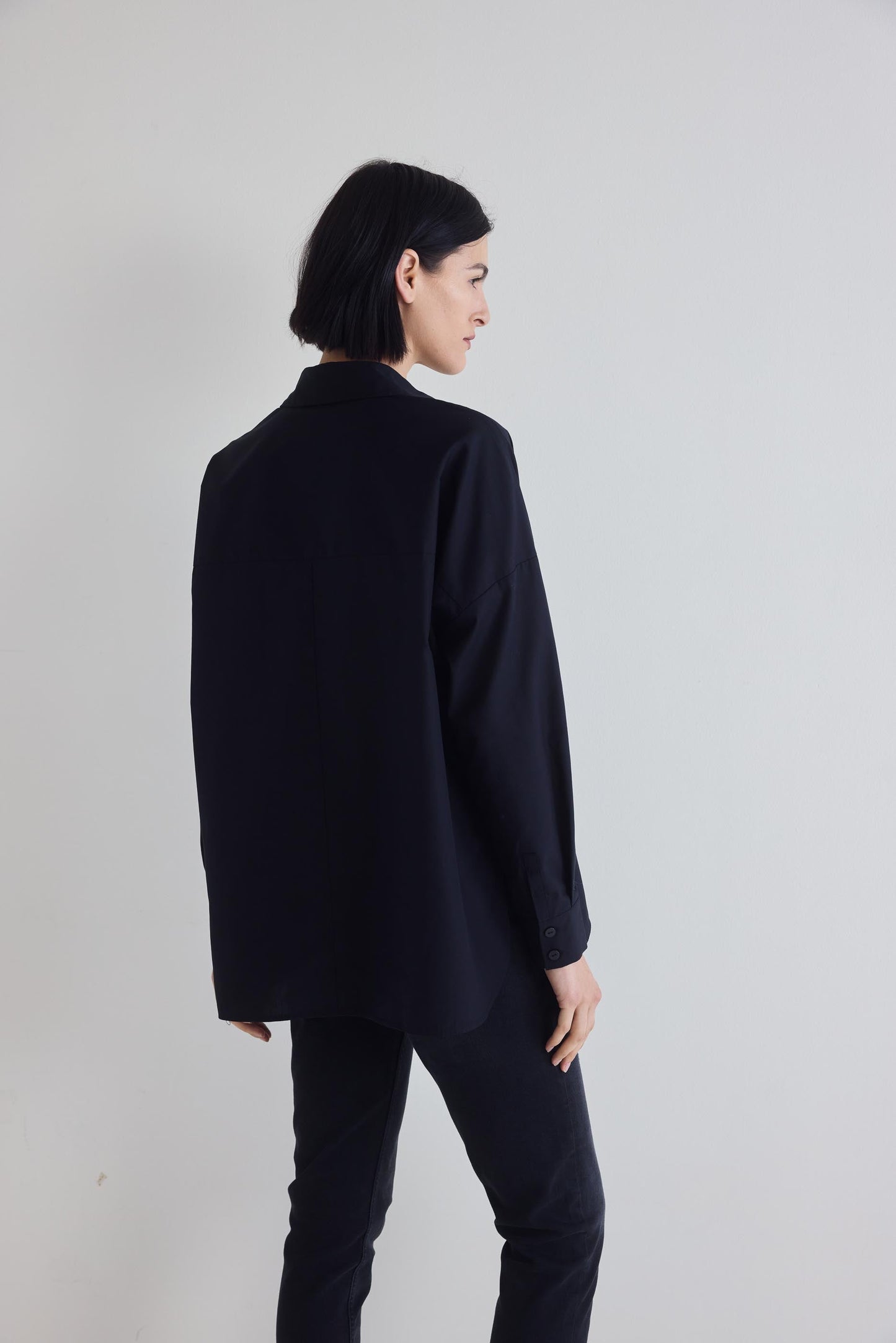 Non-Iron Refine Oversized Tunic