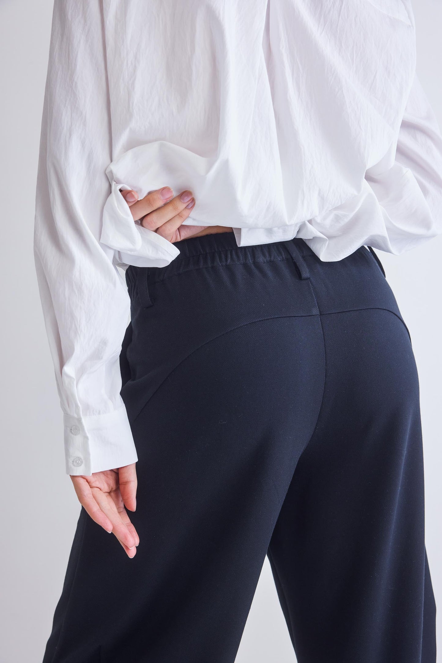 The Stretch Suit Wide-ish Pants