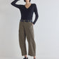 The Ribbed Long Sleeve V-Neck