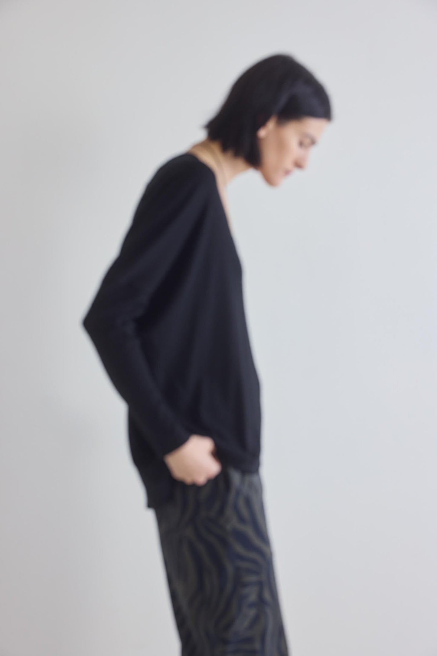 The Ribbed Dolman Long Sleeve Top