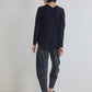 The Ribbed Dolman Long Sleeve Top