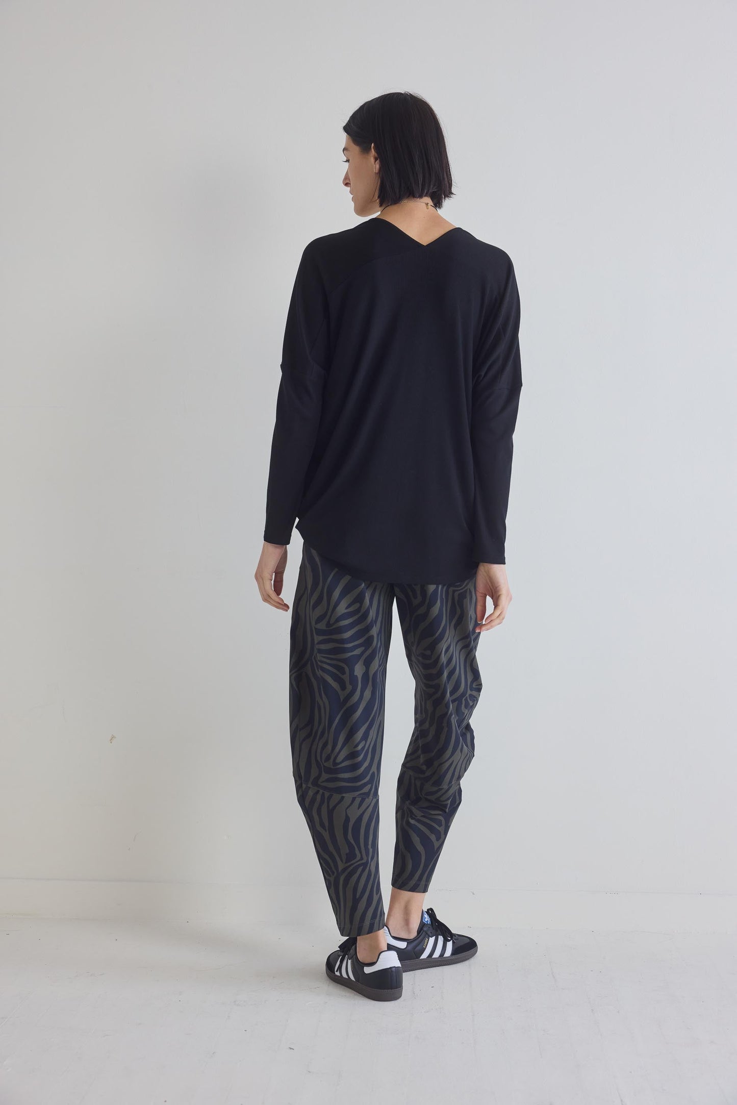 The Ribbed Dolman Long Sleeve Top