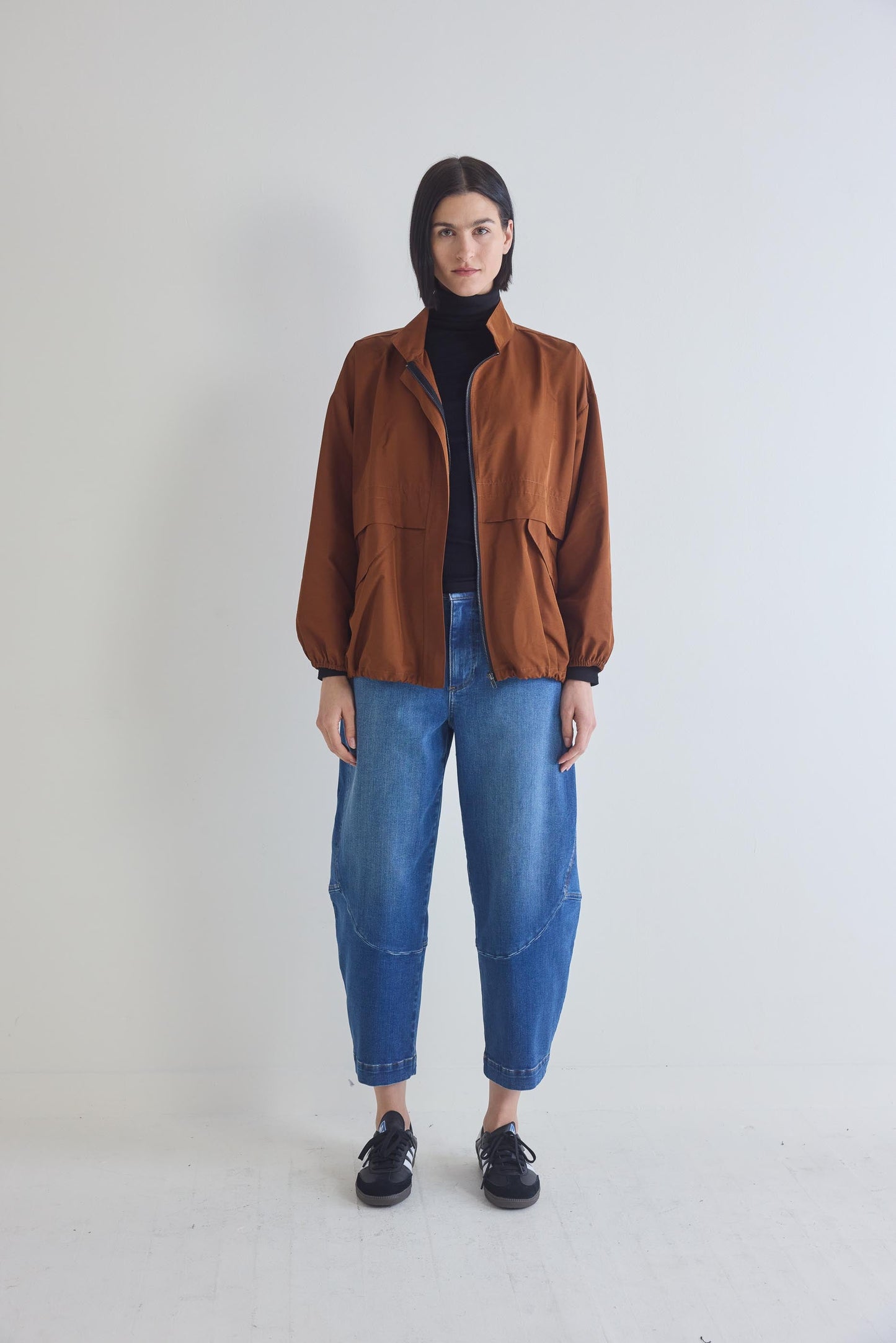 Oversized Windbreaker Jacket