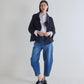 The Crinkle Mini Drama Jacket