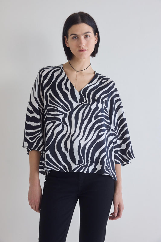 The Batwing Silk Top