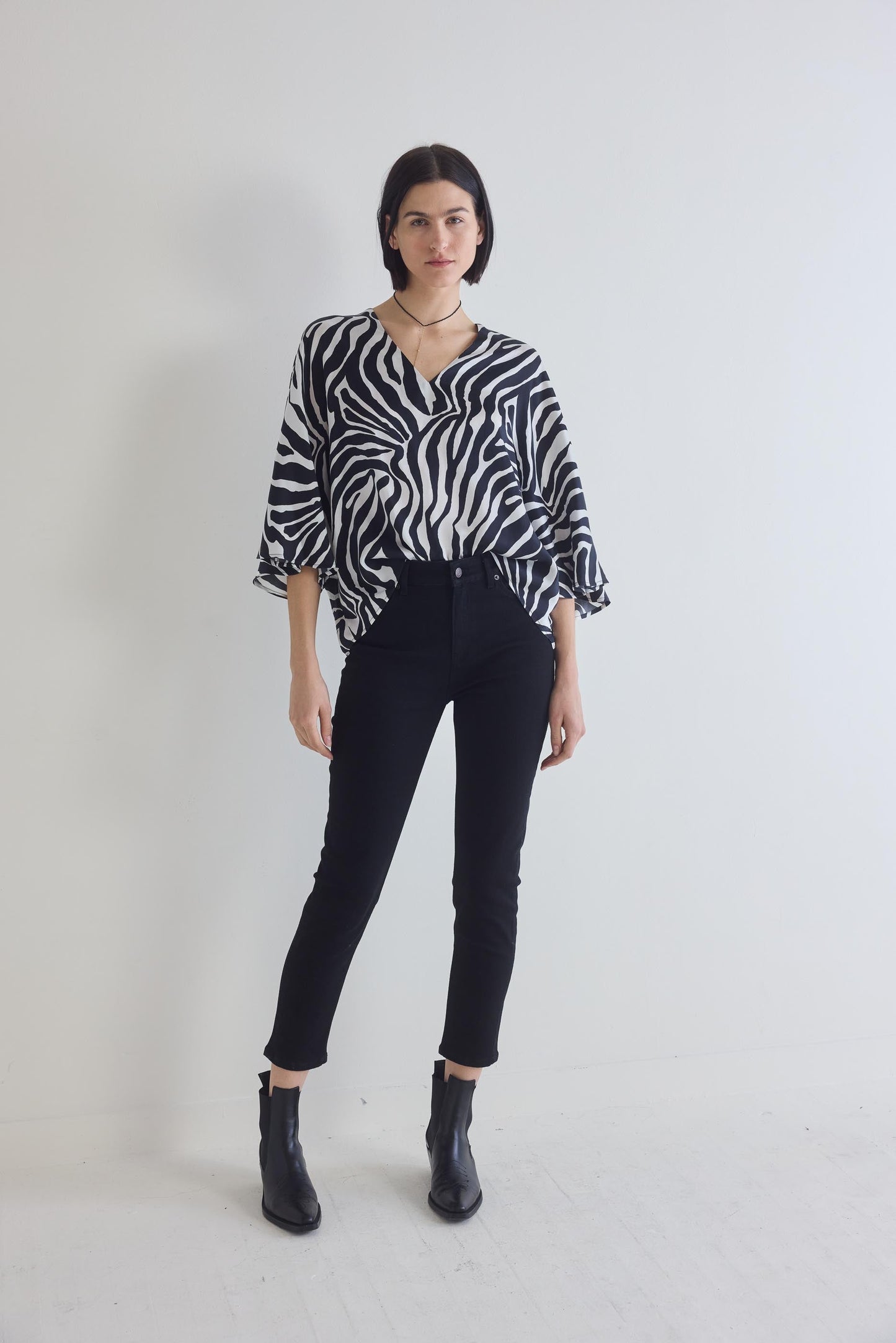 The Batwing Silk Top