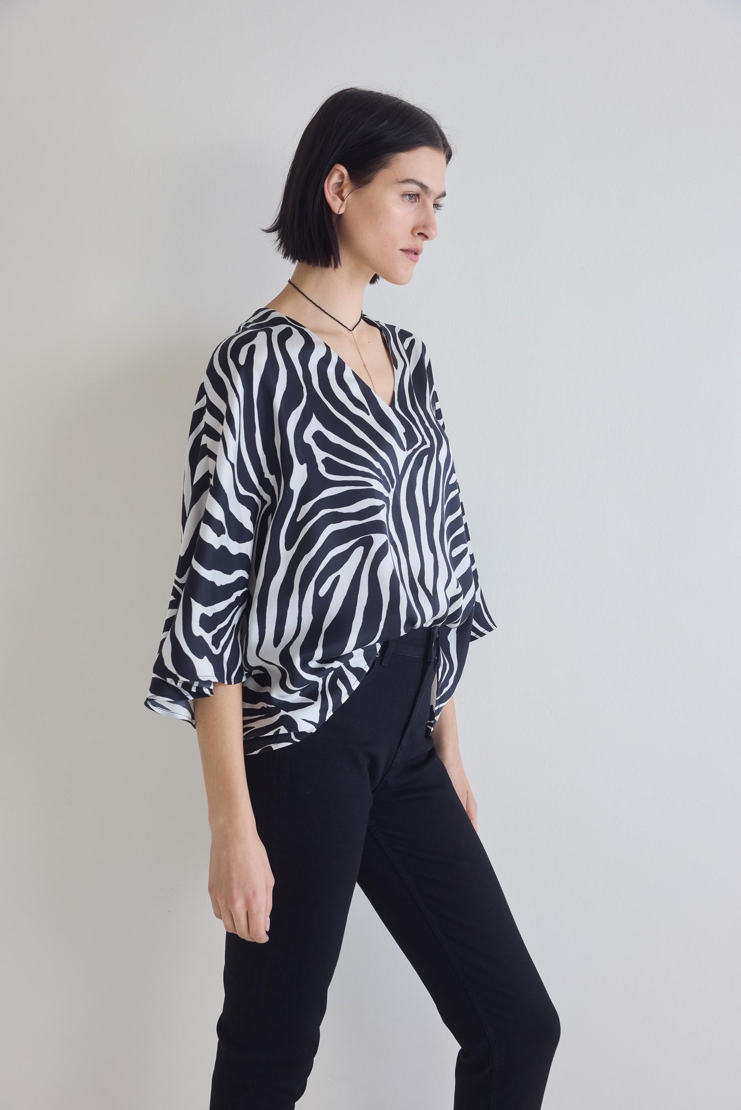 The Batwing Silk Top