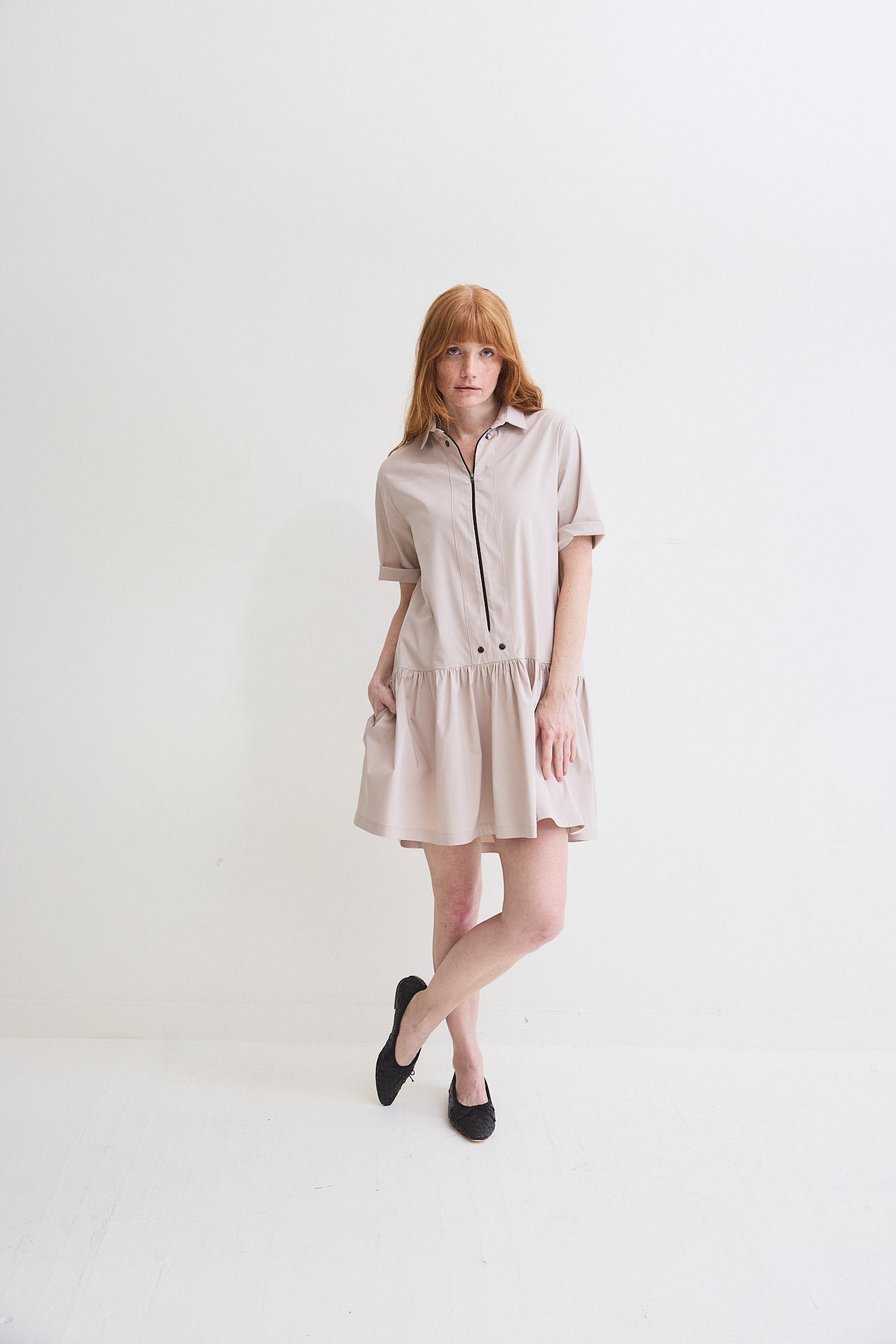 The Work Shirt Poplin Dress