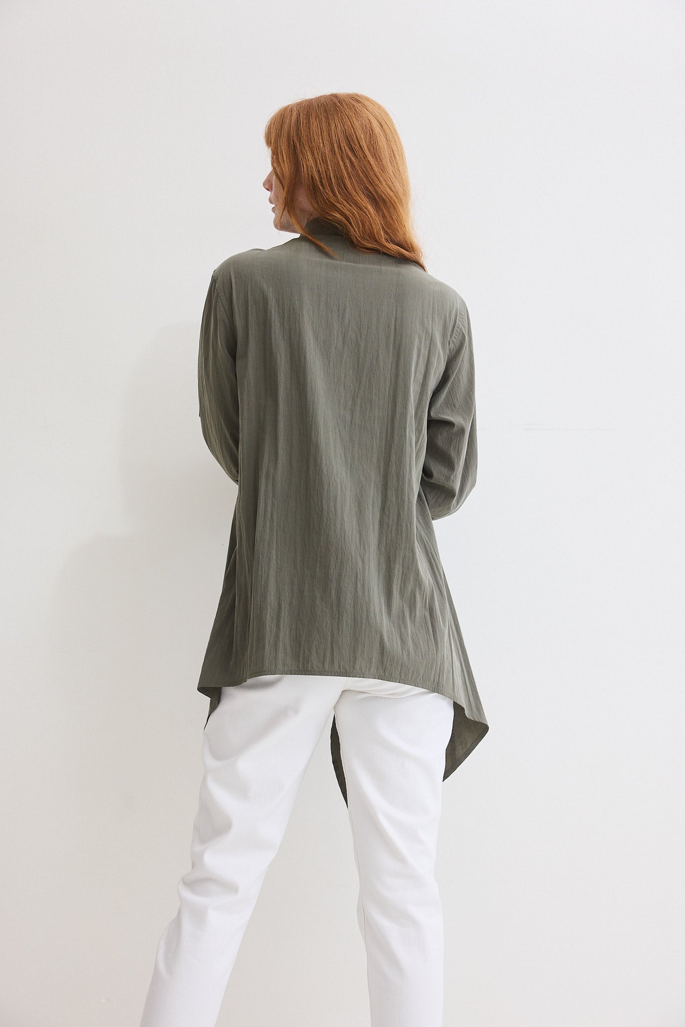 Power Move Poplin Top
