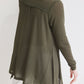 Sheer Knit High Low Top