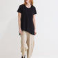 Bliss Asymmetric Pima Cotton Tee