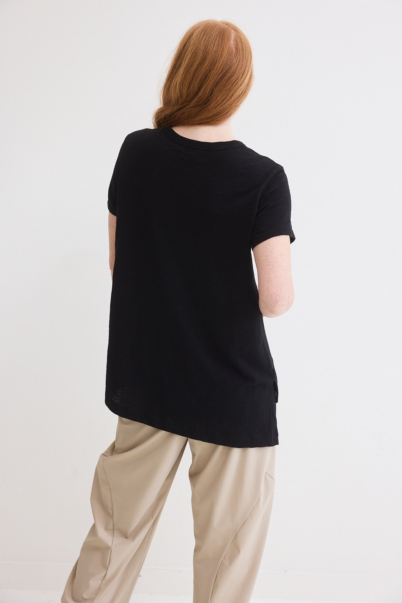 Bliss Asymmetric Pima Cotton Tee