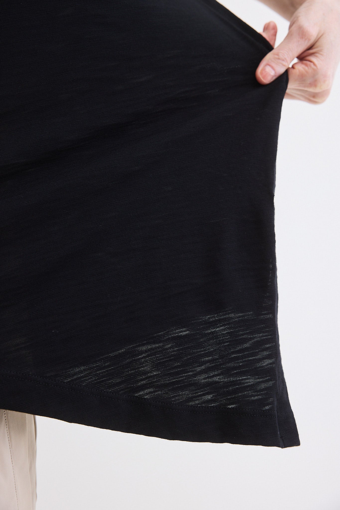 Bliss Asymmetric Pima Cotton Tee