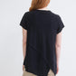 Inner Glow Asymmetric Short Sleeve Top
