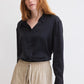 Shift Your Gaze Silk Button Down Blouse