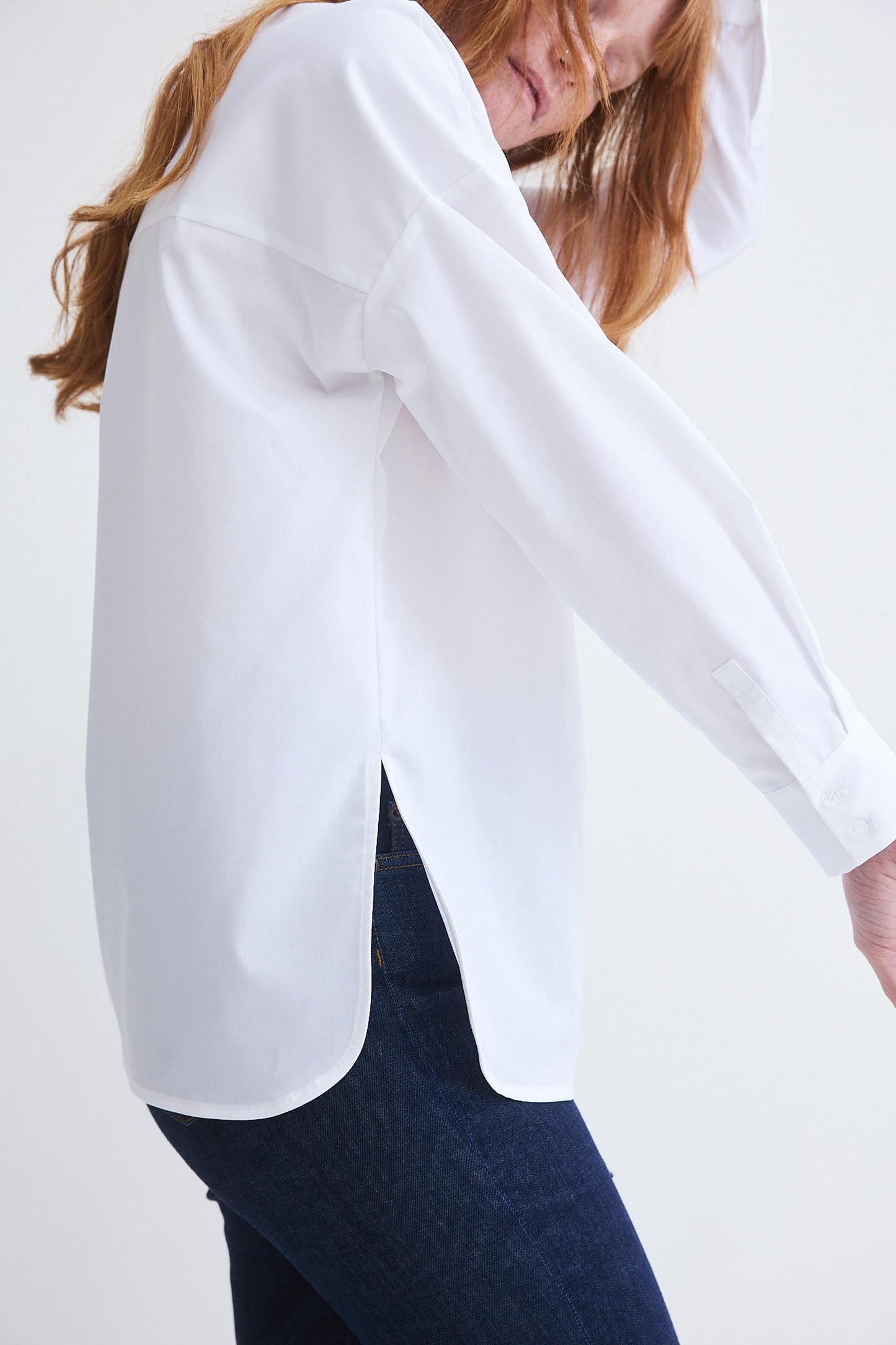 Non-Iron Refine Oversized Tunic