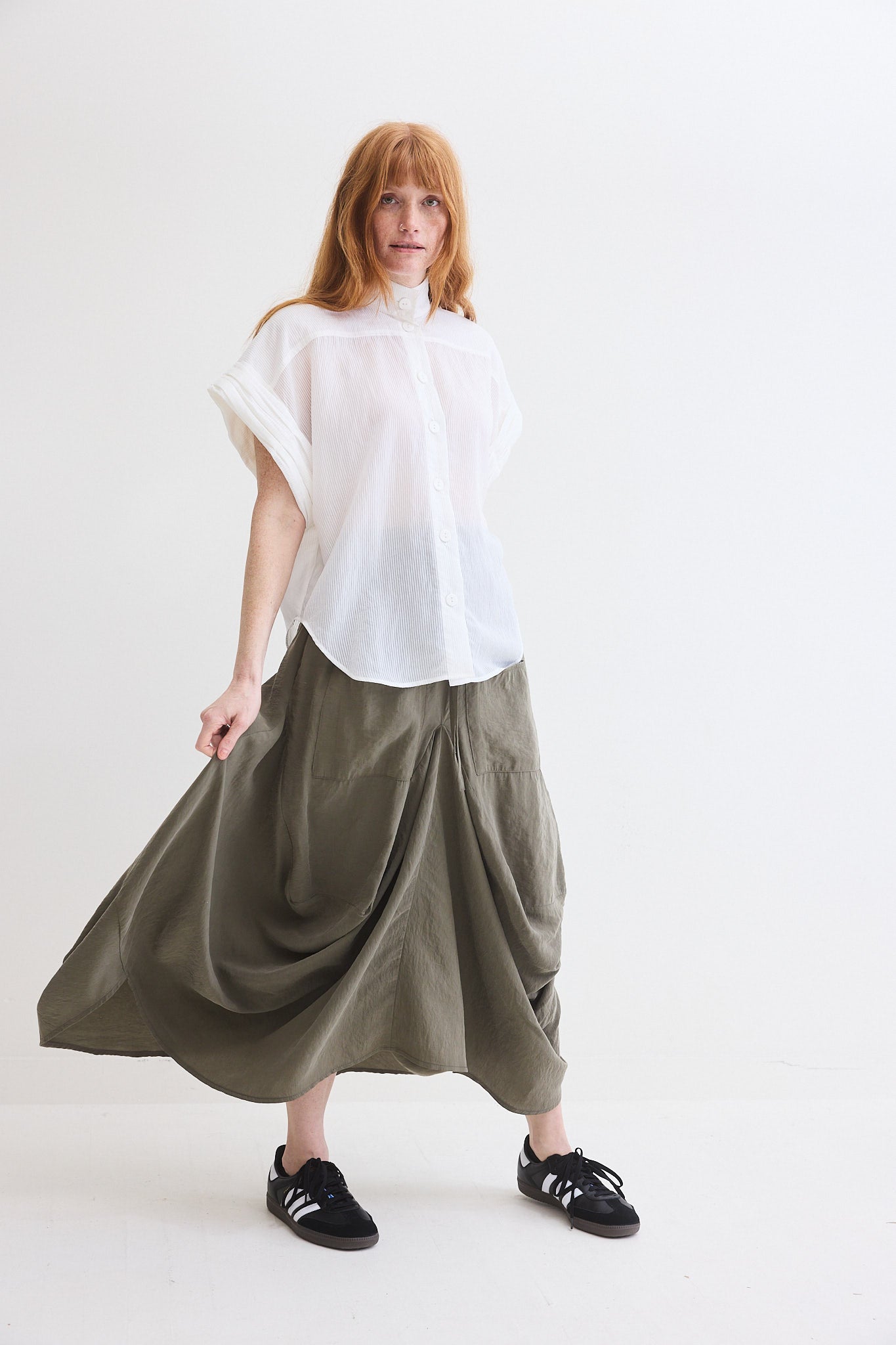 The Light Poplin Go-To Skirt