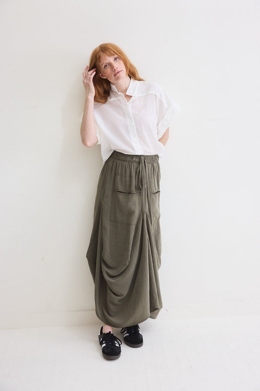 The Light Poplin Go-To Skirt