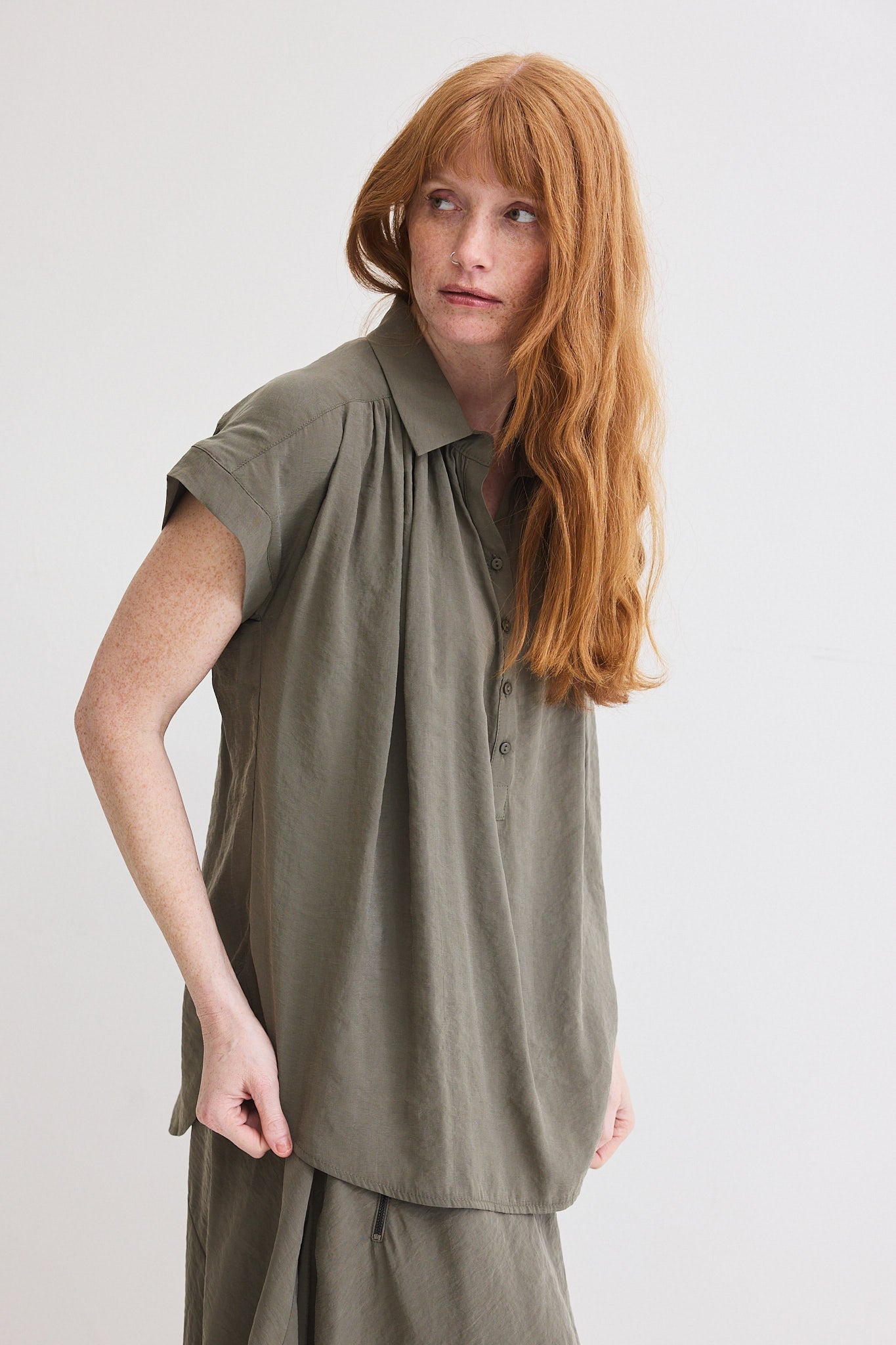 The Nonchalant Oversized Voile Blouse
