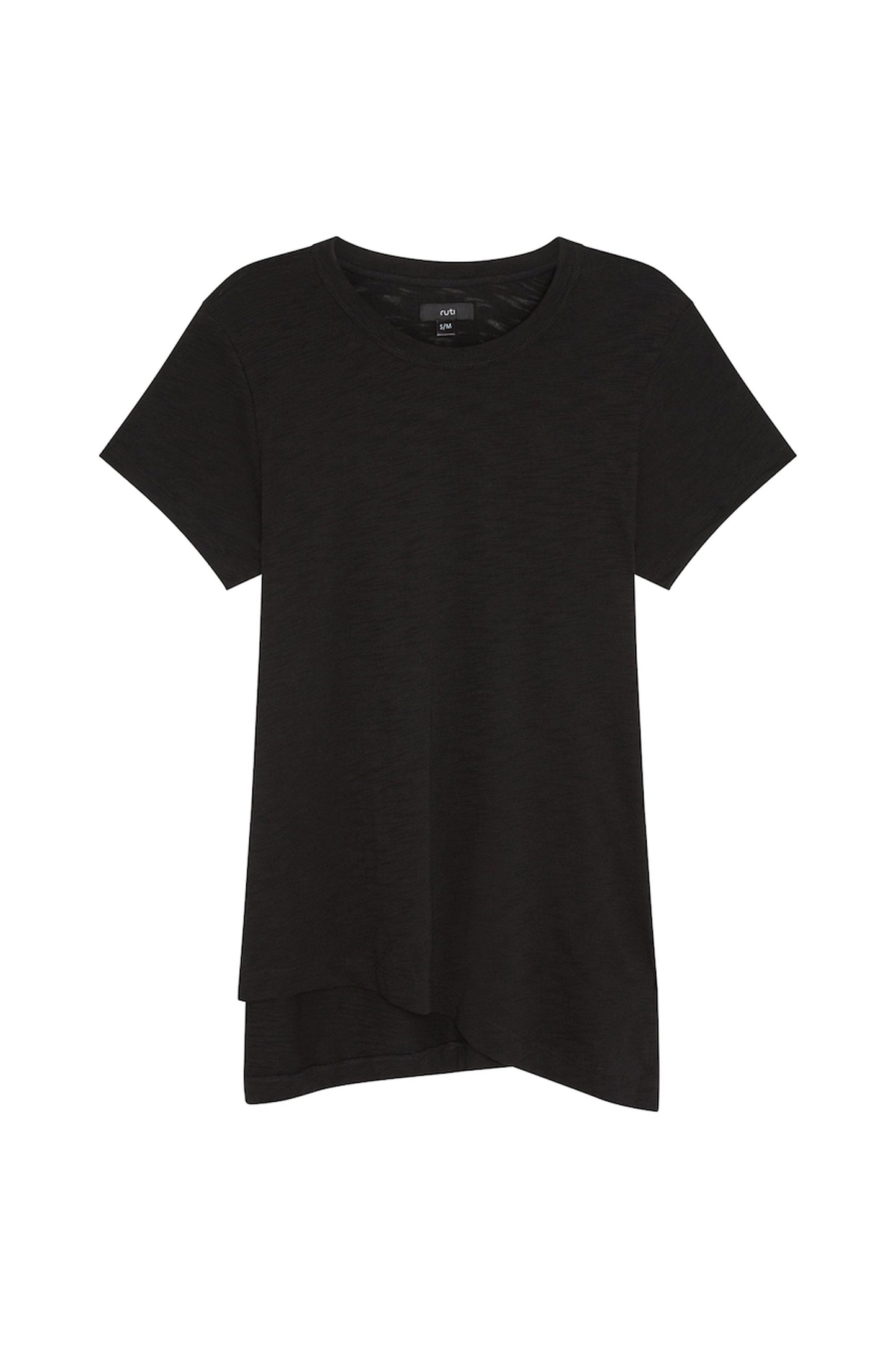 Bliss Asymmetric Pima Cotton Tee
