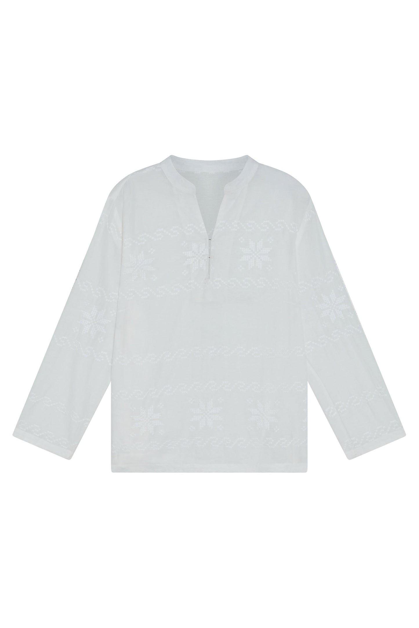 Embroidered Caftan Top