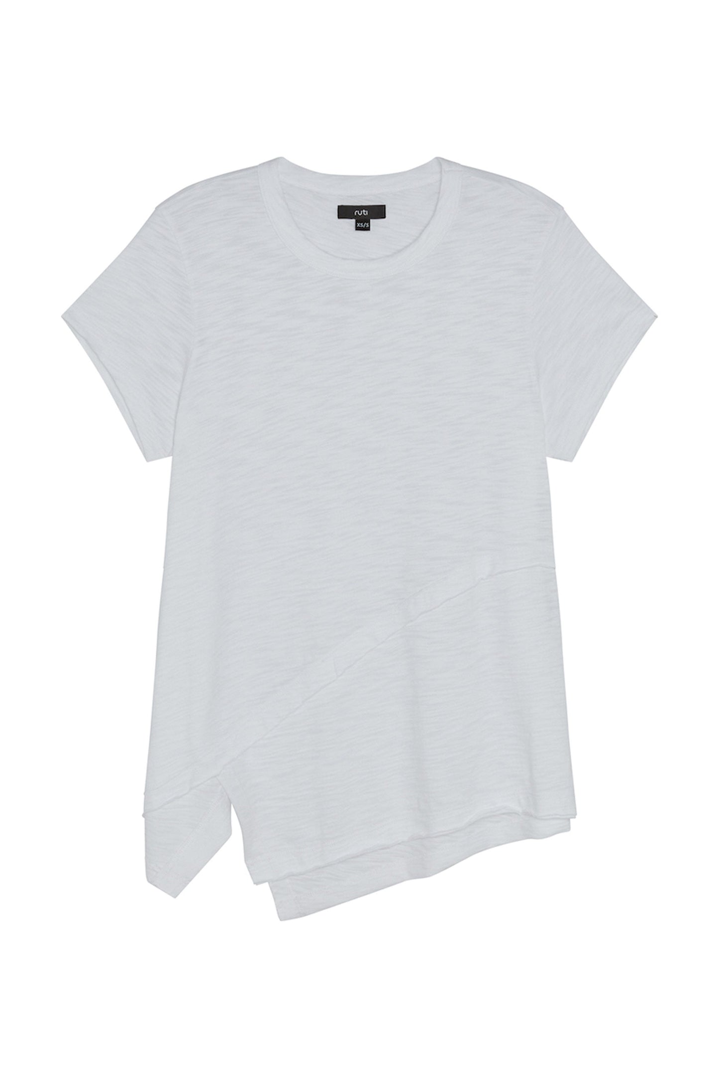 Inner Glow Asymmetric Short Sleeve Top