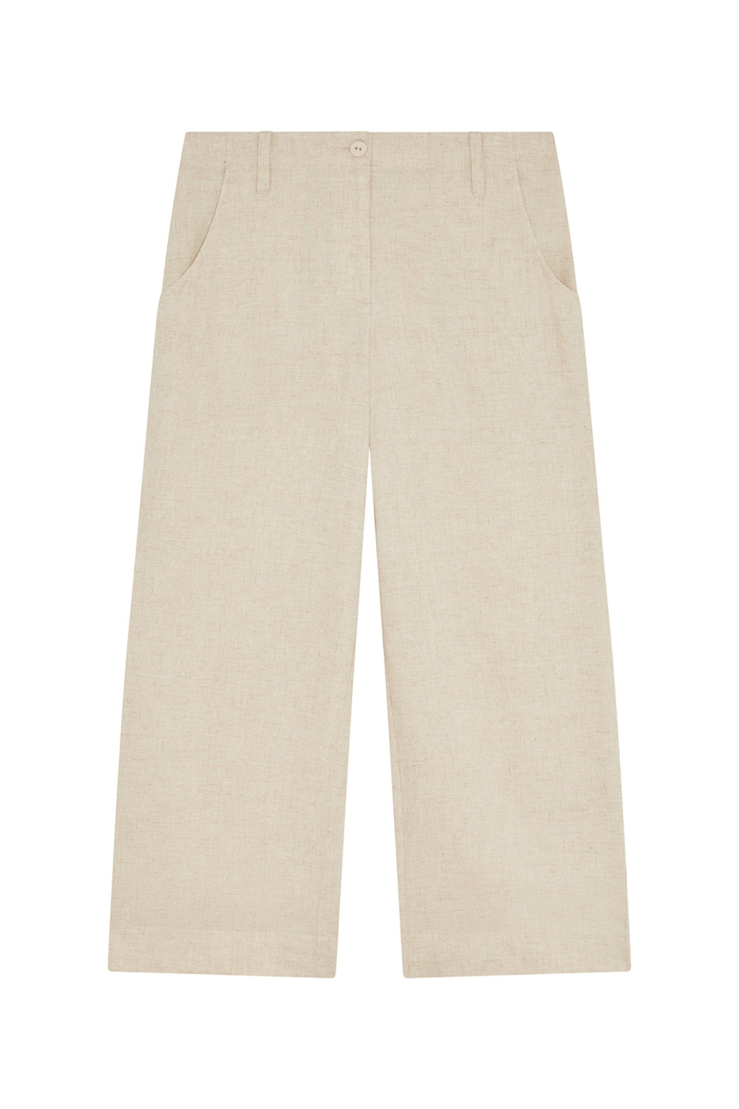Linen A-Line Pants