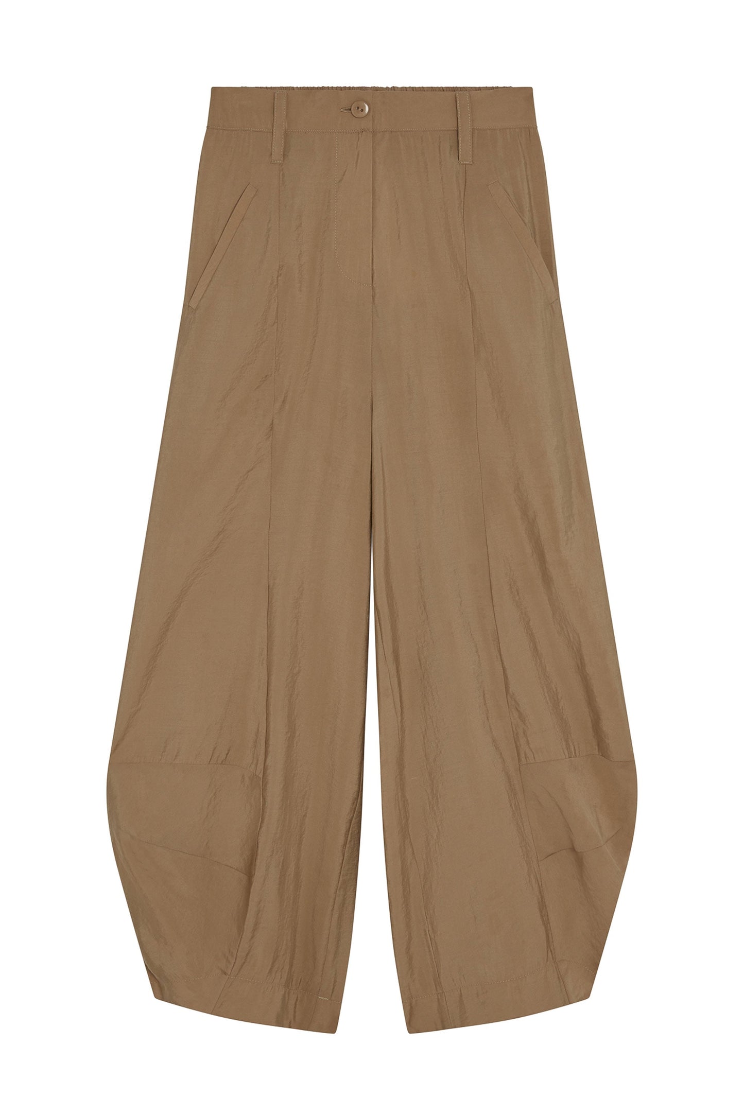Not Your Average Wide Leg Light Poplin Pants