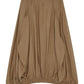 Pleat-Adoring Light Poplin Skirt