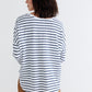 Between the Lines Long Sleeve Lounge Top