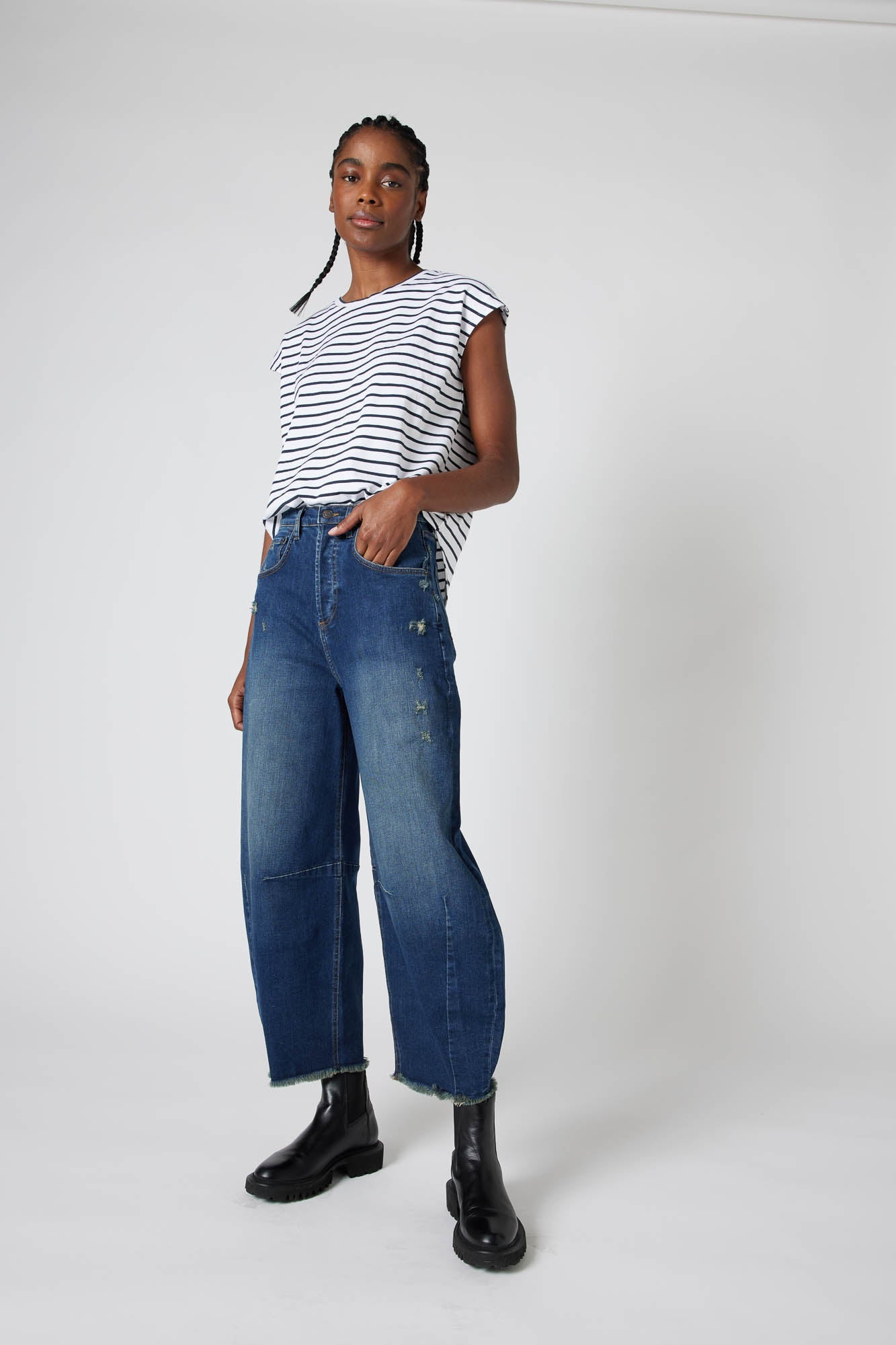 Striped Tuck-In Tee