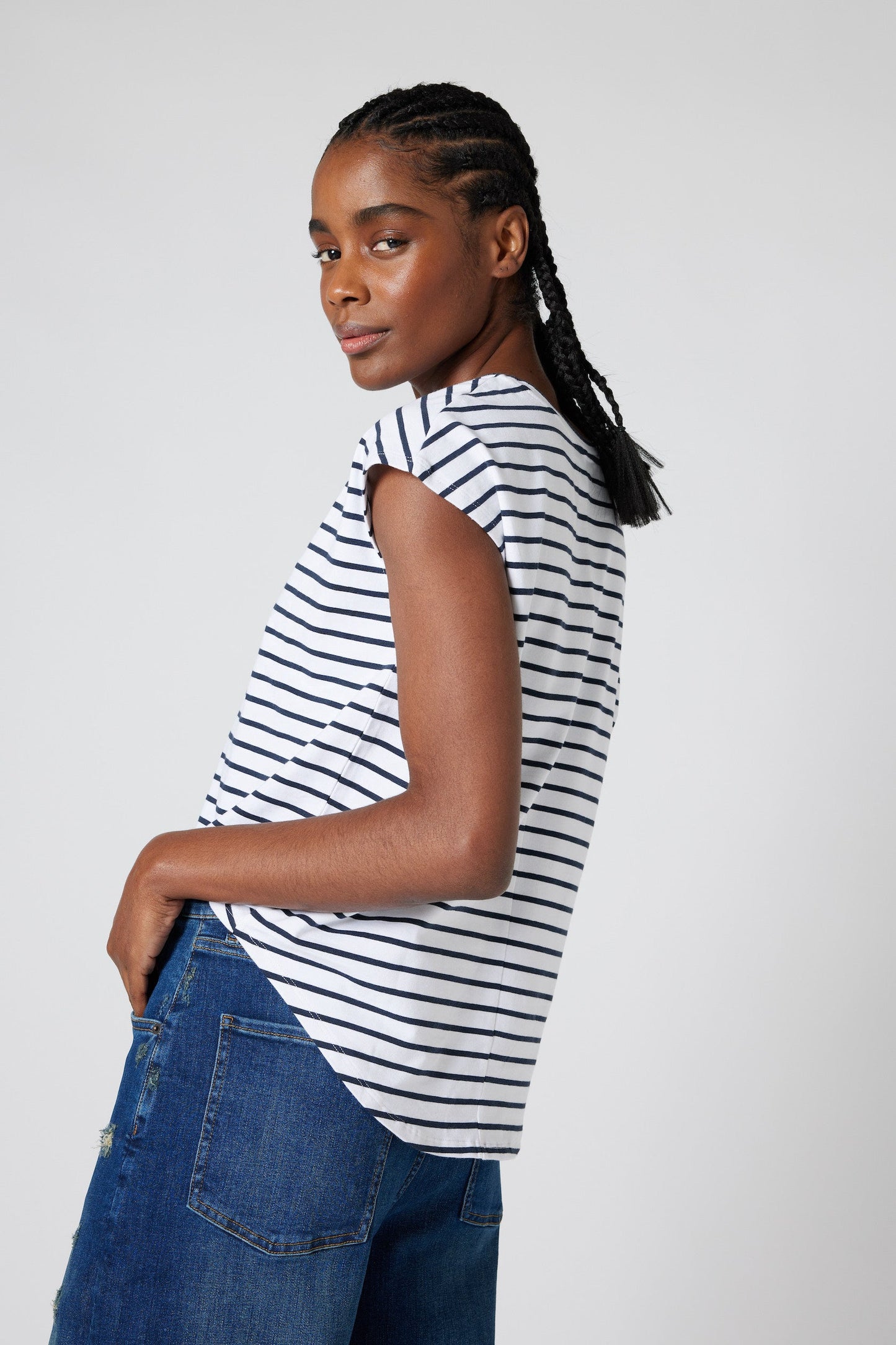 Striped Tuck-In Tee