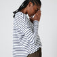 Between the Lines Long Sleeve Lounge Top