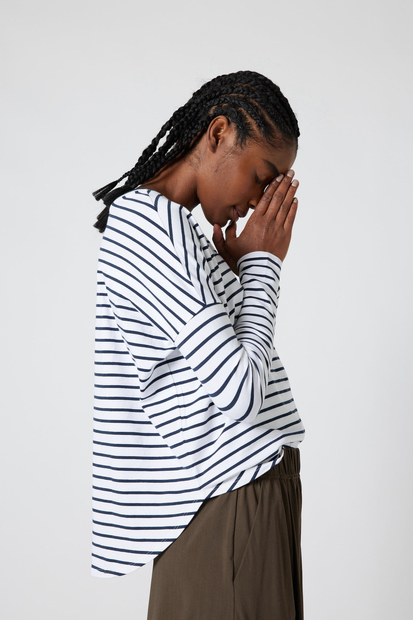 Between the Lines Long Sleeve Lounge Top