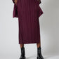 Relaxed Pleated Skirt