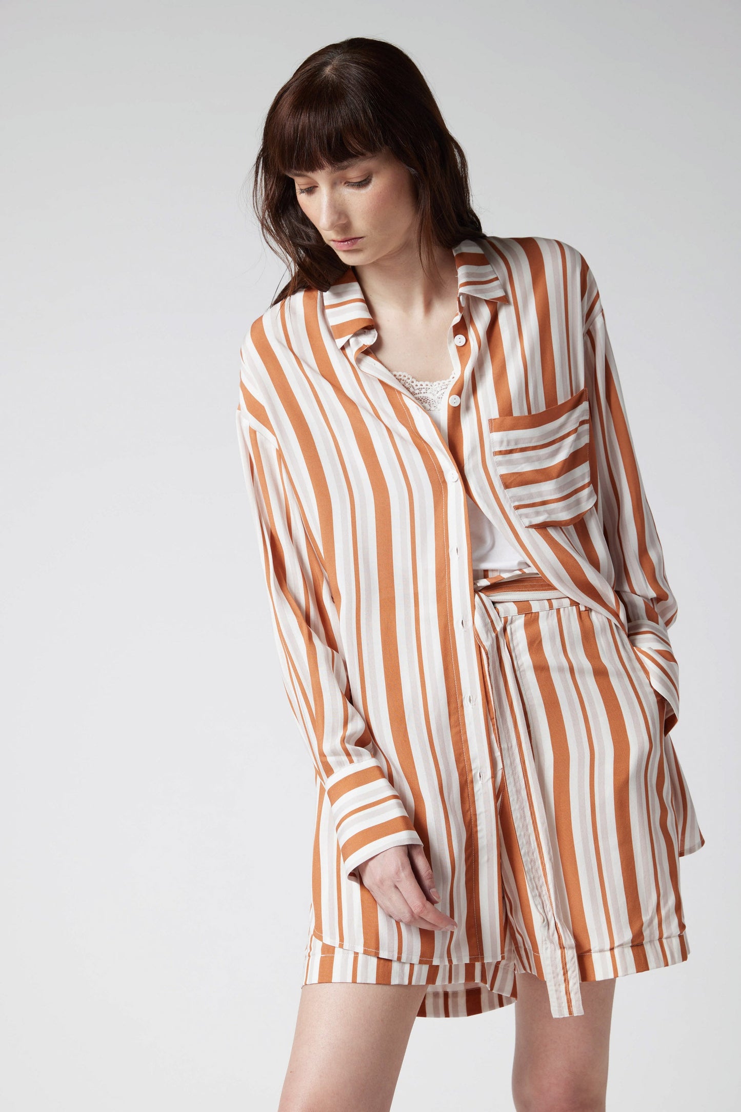 Lucky Stripe Bermuda That Actually Flatters