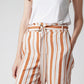 Lucky Stripe Bermuda That Actually Flatters