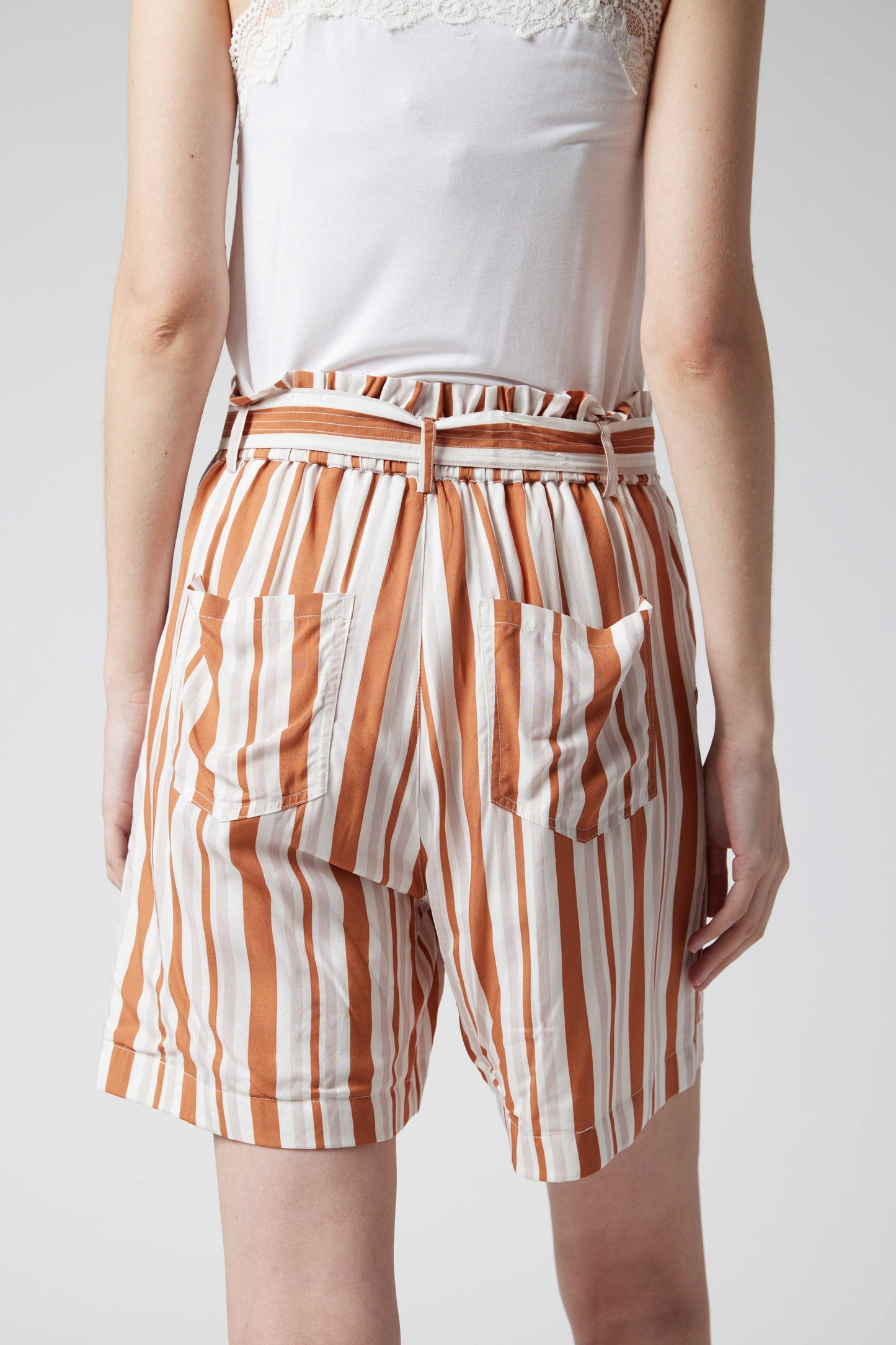 Lucky Stripe Bermuda That Actually Flatters