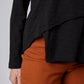 Inner Glow Asymmetric Long Sleeve Top